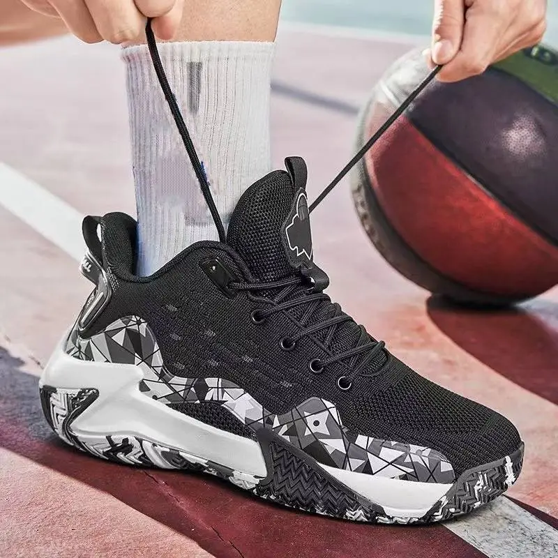 Sporty Breathable Basketball Shoes-3