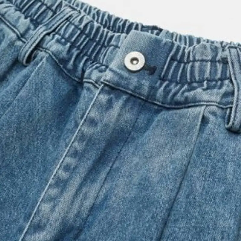 Fashionable Washed Jeans-5
