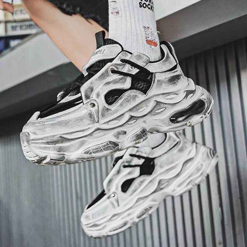 Casual Sporty Breathable Chunky Sneakers-1