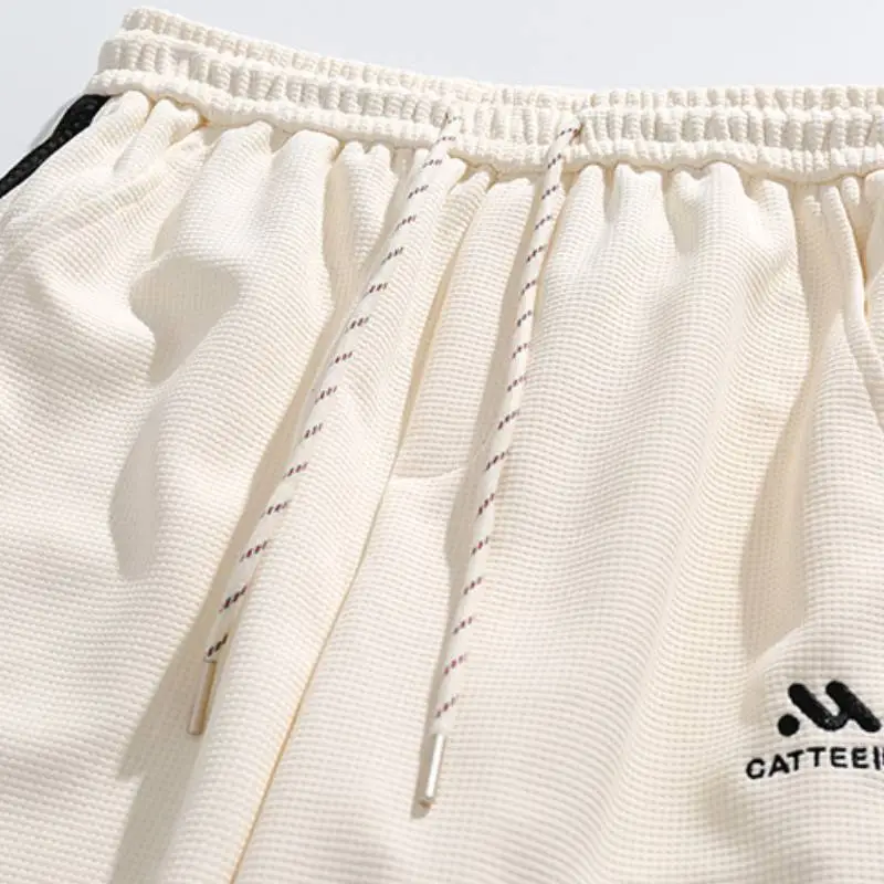 Sporty Straight Leg Casual Pants-2