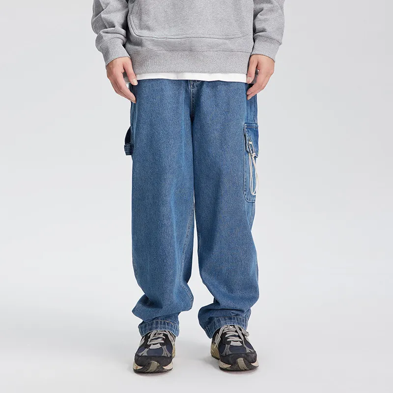 Simple Loose Jeans-2