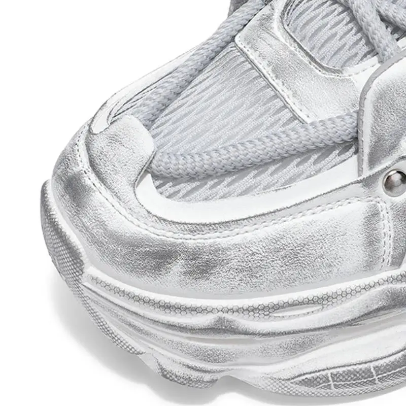 Casual Sporty Breathable Chunky Sneakers-7