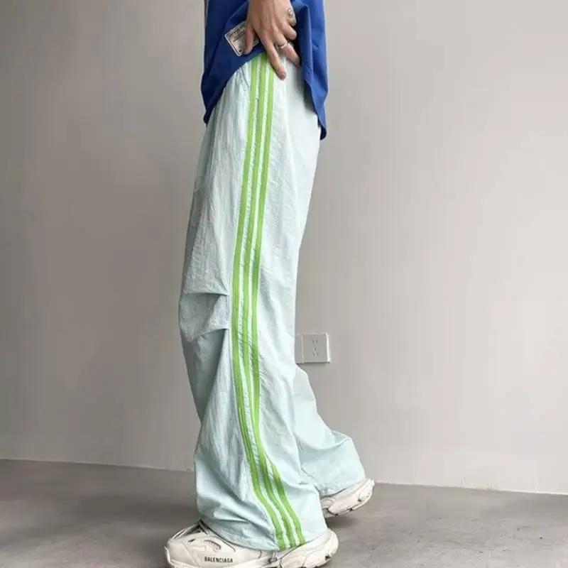Fashion Loose Casual Hard Shell Pants-1