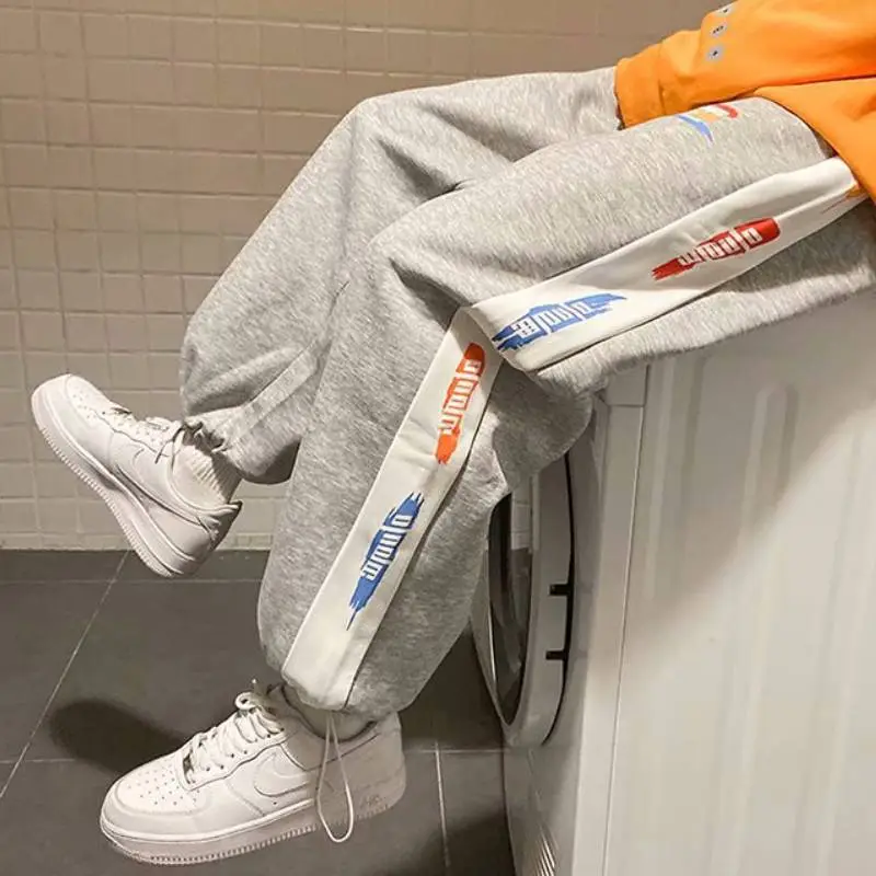 Sports Loose Knit Sweatpants-1