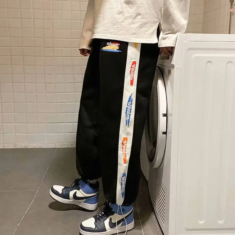 Sports Loose Knit Sweatpants-3