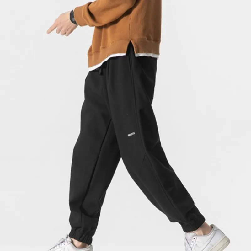 Trendy Embroidered Knit Sweatpants-5
