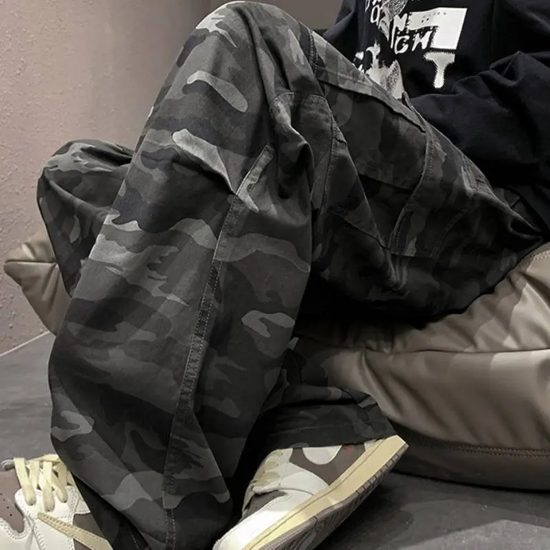 Casual Loose Cargo Pants-7