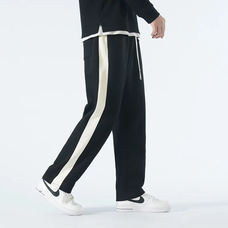 Loose Casual Knit Sweatpants-4