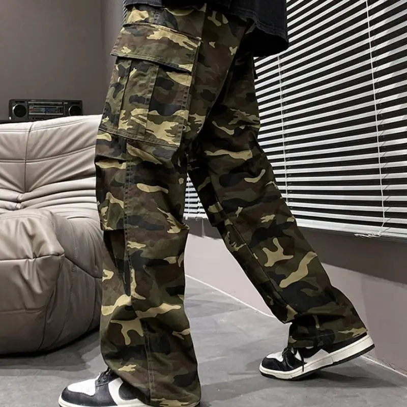Casual Loose Cargo Pants-1