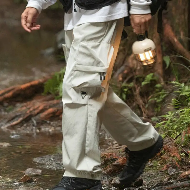 Loose Straight Leg Cargo Pants-6