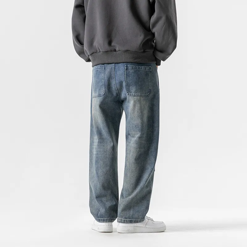 Retro Trendy Jeans-1