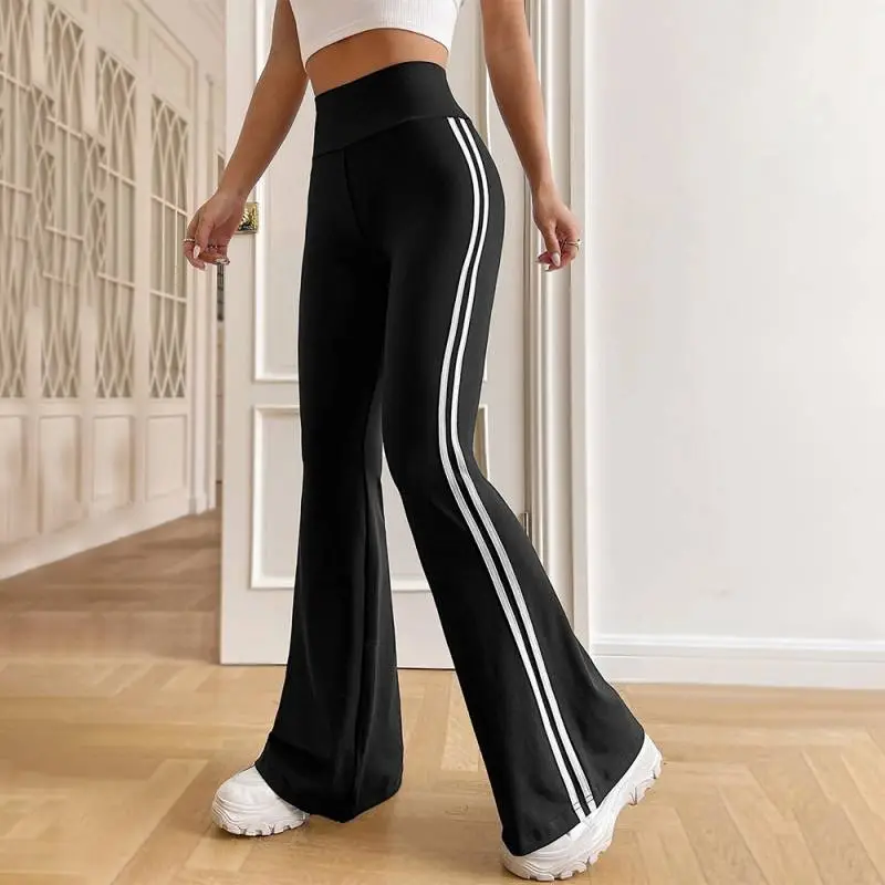 Casual Loose Straight Leg Knit Sweatpants-2