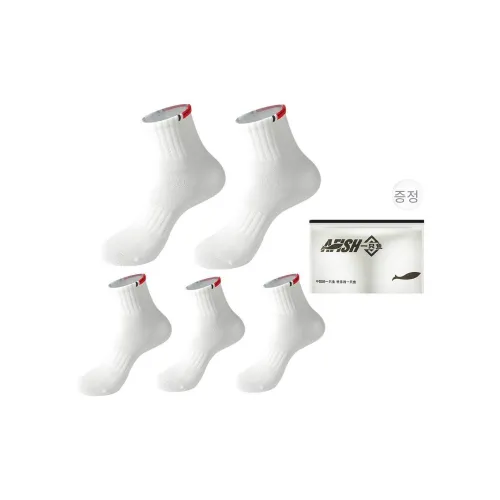 AFISH 남성 크루 삭스