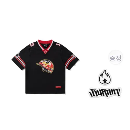 BURNIN 블랙 남녀공용 축구복