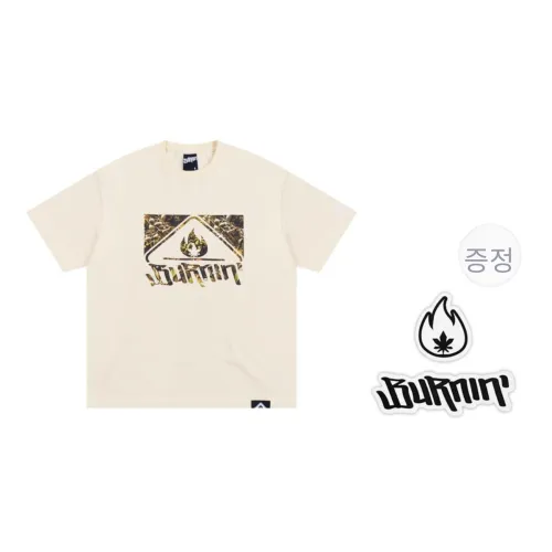 BURNIN 남녀공용 티셔츠