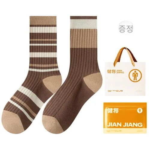 JIANJIANG 남녀공용 크루 삭스