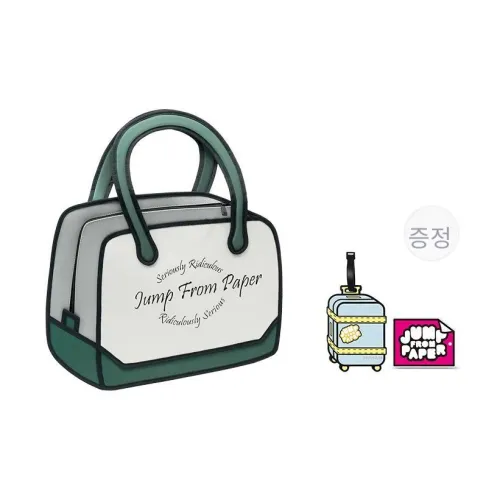 JumpFromPaper 핸드백 화이트 남녀공용