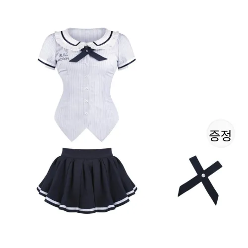 SHAONVYEZI '소 Shui Lian' 2종 세트 여성 유니폼