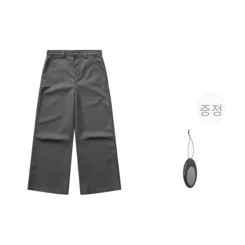 VULCAN STORE 그레이 남녀공용 정장 바지