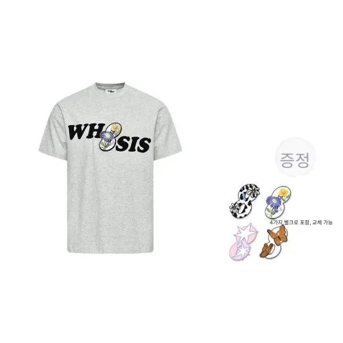 WHOOSIS 남녀공용 티셔츠