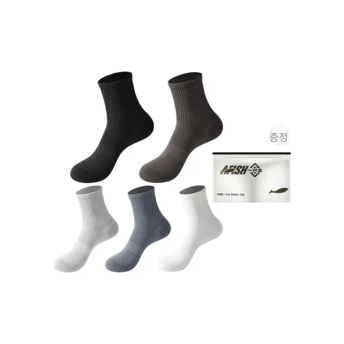 AFISH 남성 크루 삭스