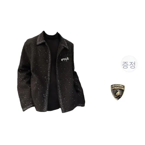 오토모빌리 람보르기니 블랙 남녀공용 자켓