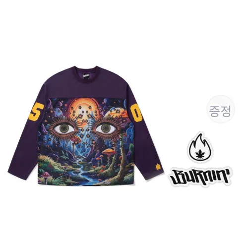 BURNIN 남녀공용 티셔츠
