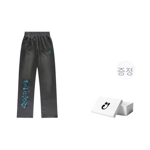 Createexploreexpandconquer 24FW 캐주얼 팬츠 남녀공용 다크그레이