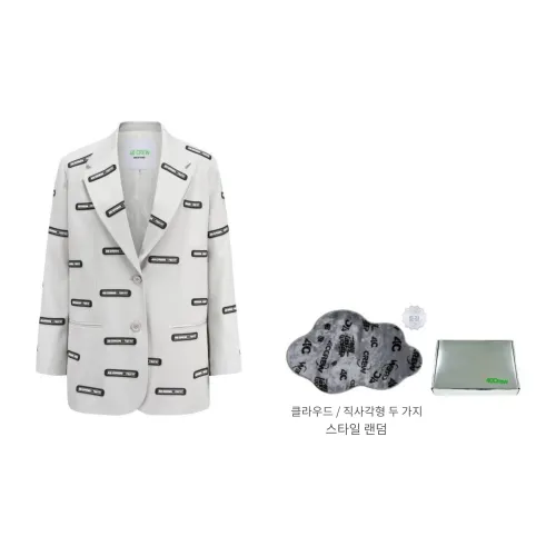 40 CREW 그레이 남녀공용 비즈니스 정장