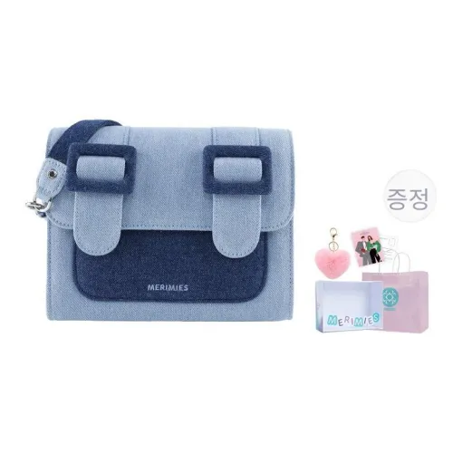 MERIMIES 크로스백 라이트 블루 데님 여성