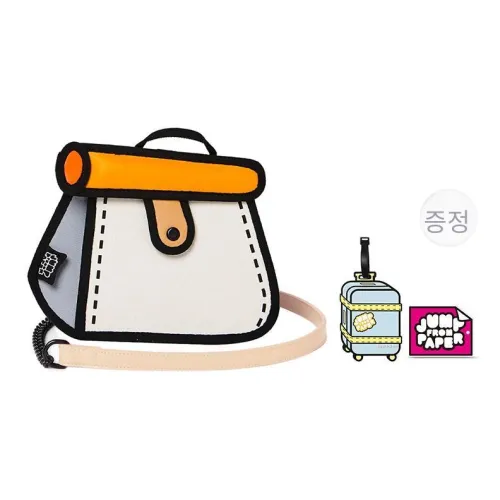 JumpFromPaper 폴리에스테르 숄더백 레귤러 여성 오렌지