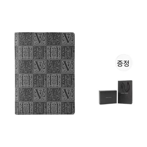 VANESSA HOGAN Vh 클래식 시리즈 여권 지갑 블랙 남녀공용