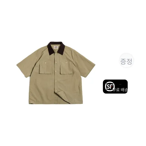 매든 카키 그린 남성 셔츠