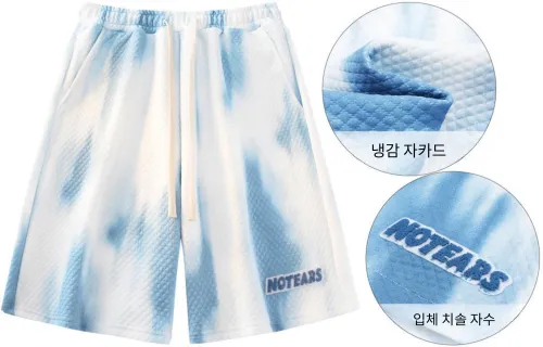 No Tears 남녀공용 캐주얼 반바지
