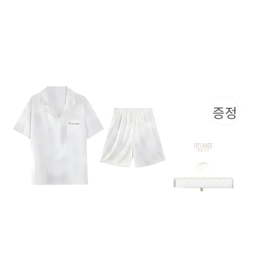 EVESCRET 이미지 컬러 남성 파자마 세트