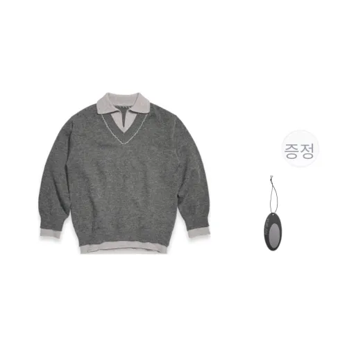 VULCAN STORE 그레이 남녀공용 셔츠