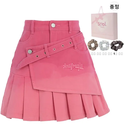 SNBL 여성 데님 숏 스커트