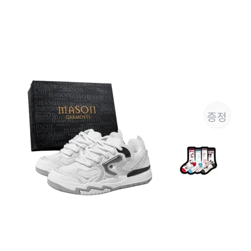 Masongarments 쿠셔닝, 내마모성, 가벼움, 통기성 좋은, 키높이 로우탑 스케이트보드 신발 남녀공용 전용 박스