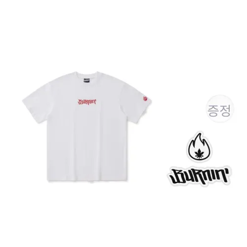 BURNIN 남녀공용 티셔츠