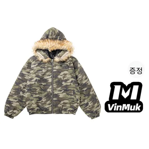 VINMUK 카모플라주 남녀공용 패딩 점퍼