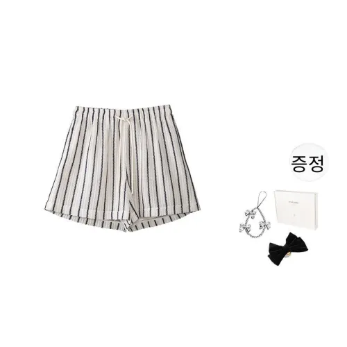 Fstudio 블루 애프리콧 여성 캐주얼 반바지