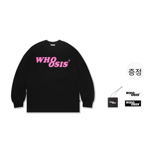 WHOOSIS 남녀공용 티셔츠