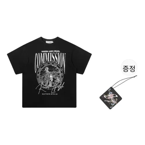 HARSH AND CRUEL 남녀공용 티셔츠