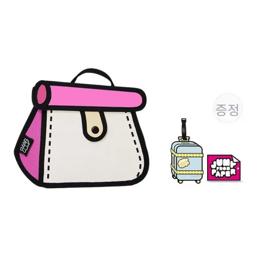 JumpFromPaper 핸드백 버블껌 핑크 레드 여성