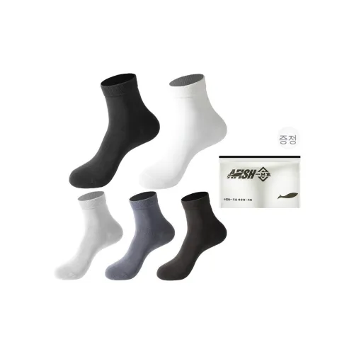 AFISH 남성 크루 삭스