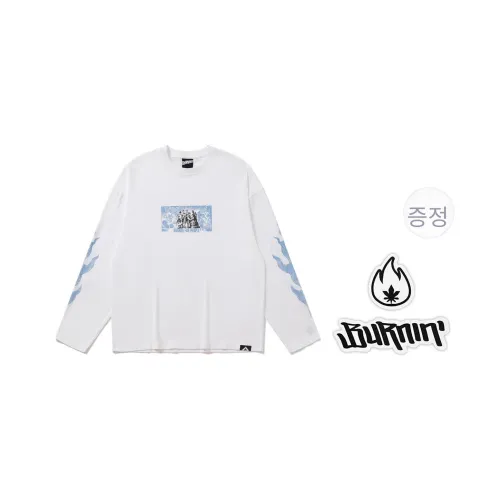 BURNIN 남녀공용 티셔츠