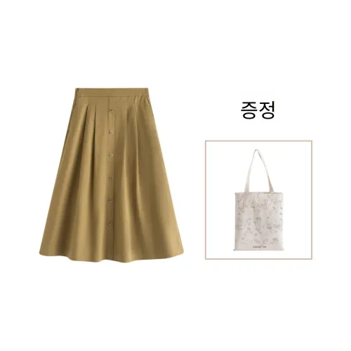Inman 여성 캐주얼 롱 스커트