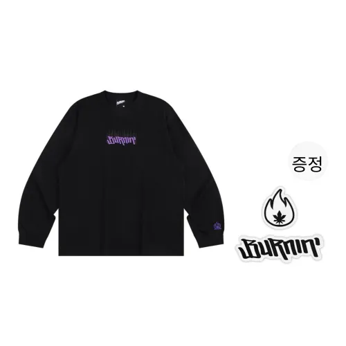 BURNIN 남녀공용 티셔츠