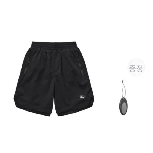 VULCAN STORE 블랙 남녀공용 캐주얼 반바지