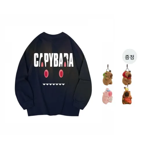 KAPIBALAXIAOHUANGTUN 남녀공용 티셔츠